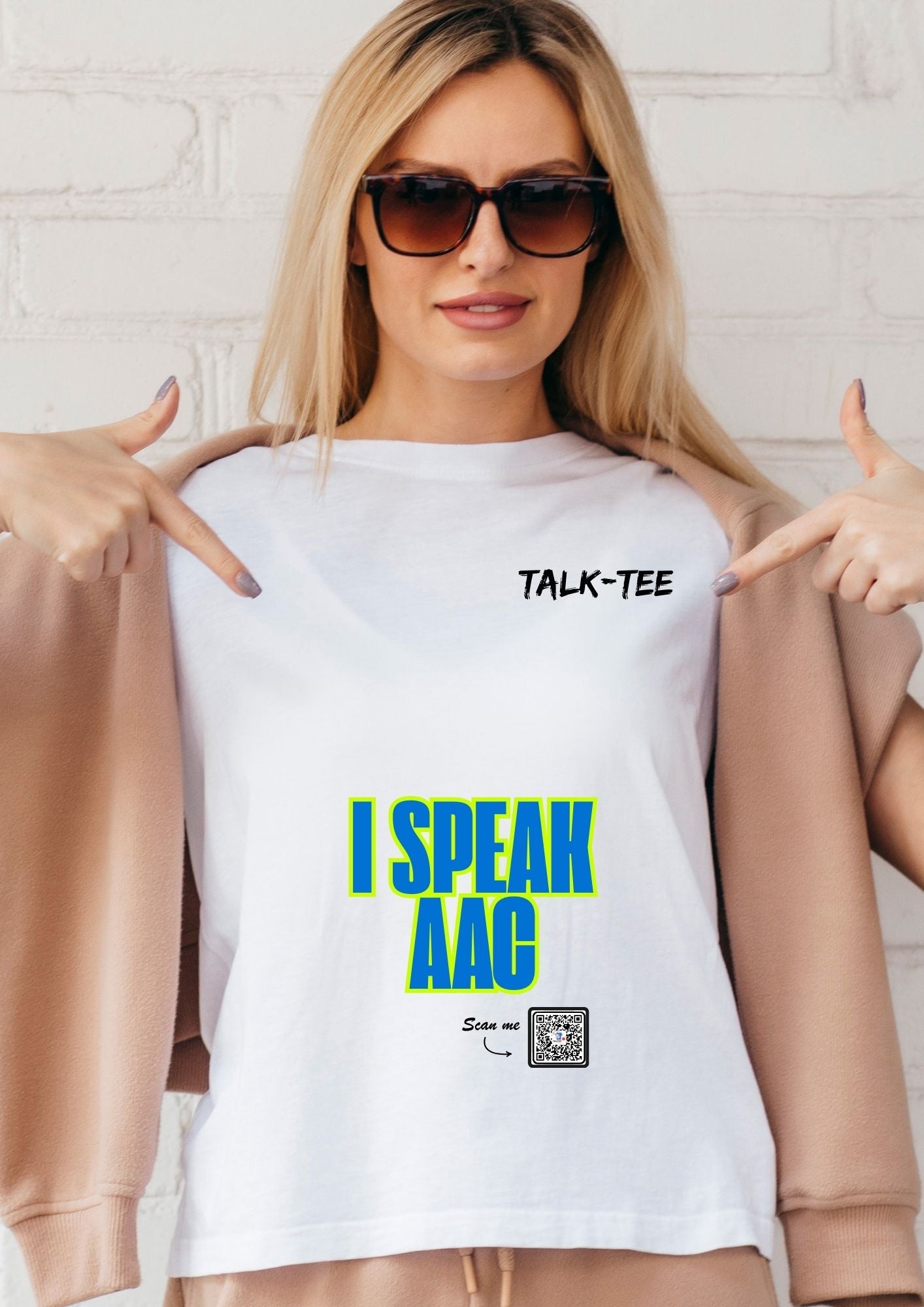 I Speak AAC Scan2Connect Tee