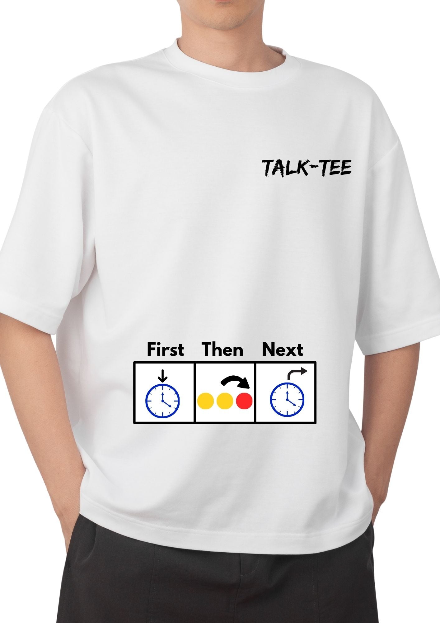 First-Then-Next AAC Tee