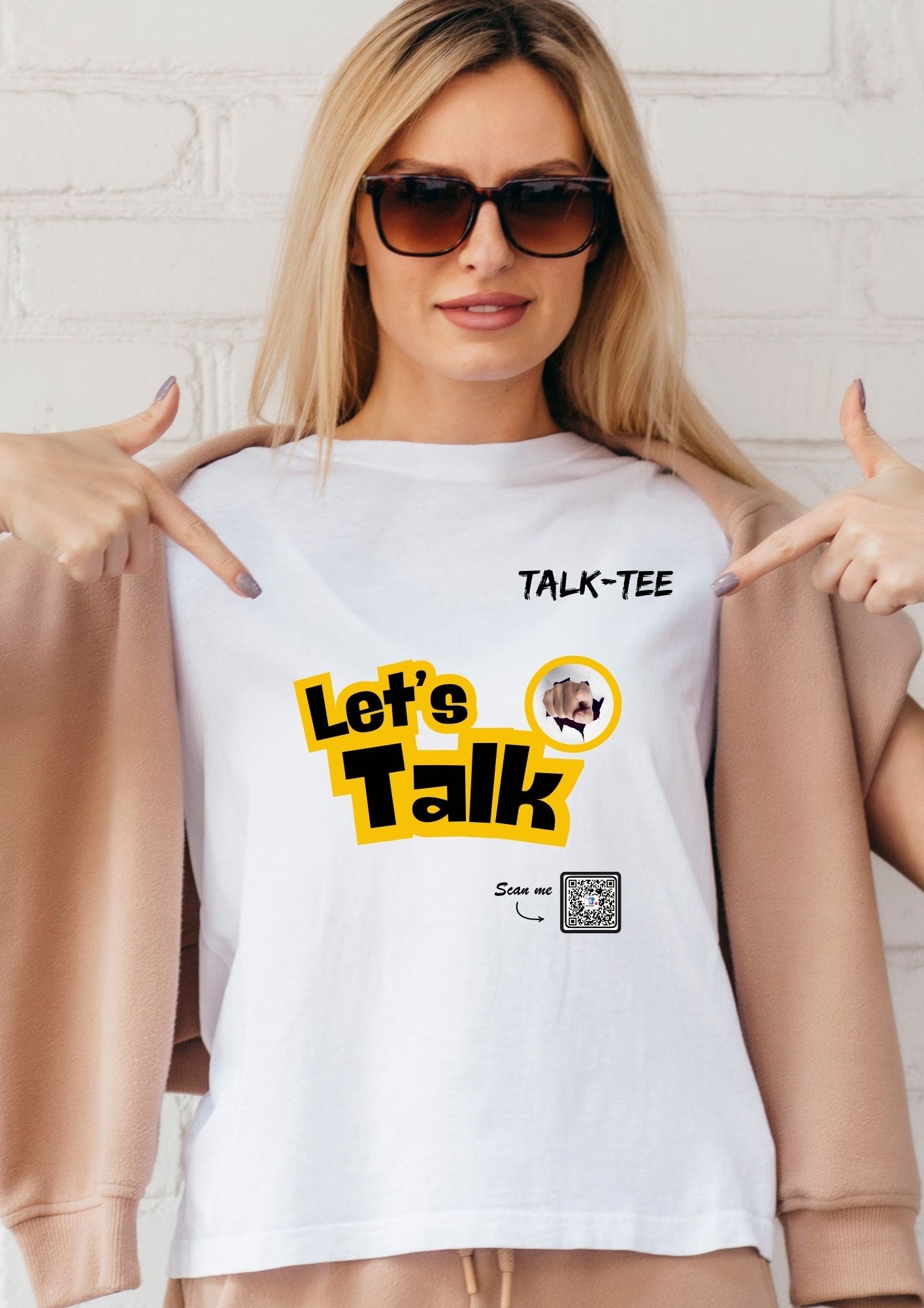 Let's Talk Scan2Connect Tee