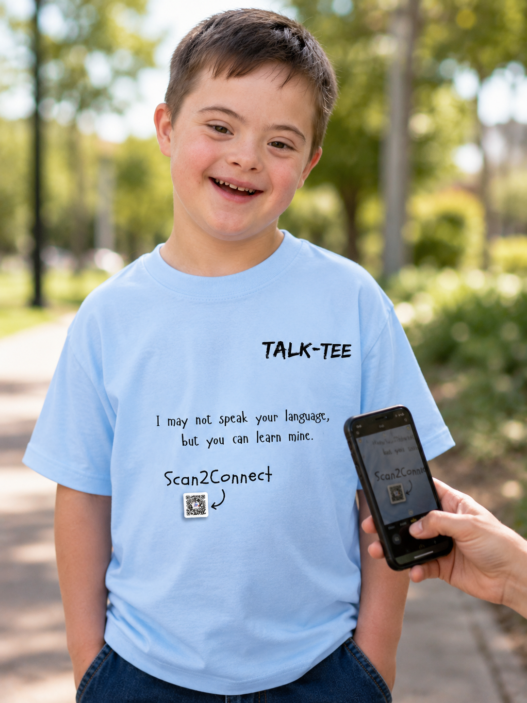 My Language Scan2Connect Tee