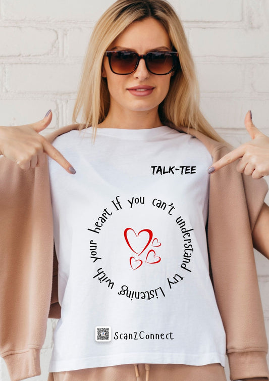 Listen With Your Heart Scan2Connect Tee